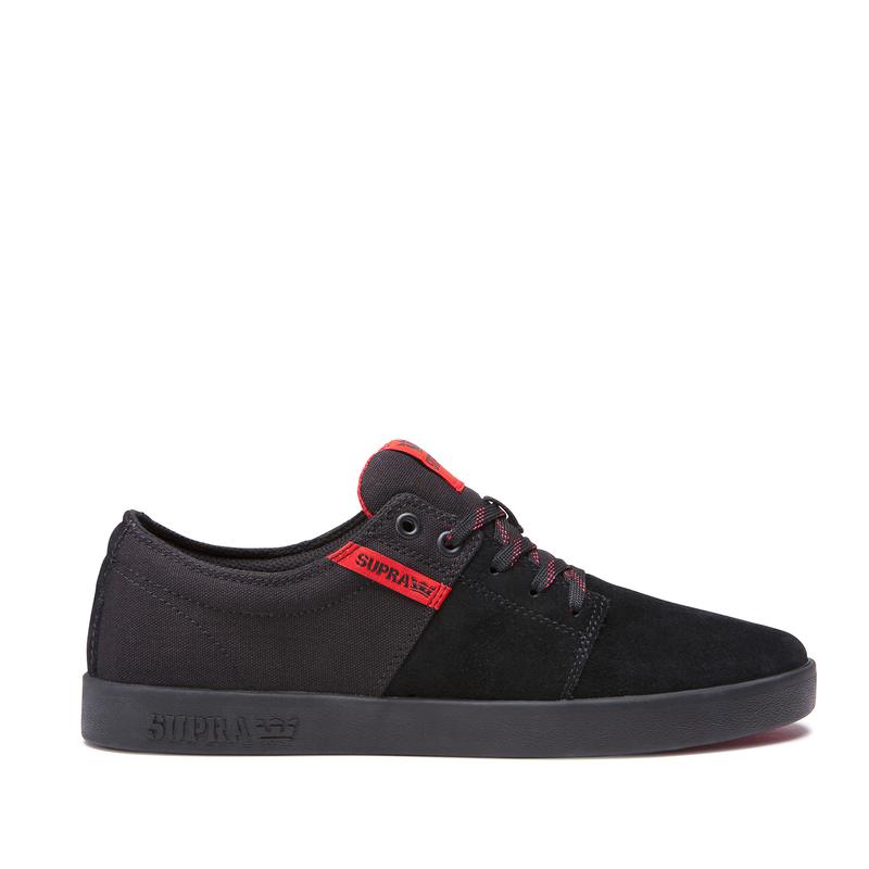 Zapatillas Bajas Supra Argentina Hombre - STACKS II Negras (CJQSE-7389)